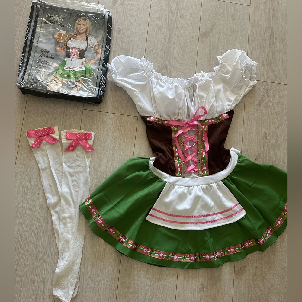 Halloween Costume Beer Girl - Size Medium